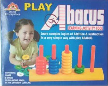 ExaltedCollection PLAY ABACUS LEARNING ACTIVITY TOOL Board Game for kids Strategy & War Board Game