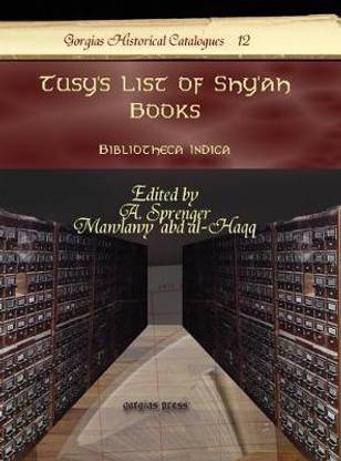 Tusy's List of Shy'ah Books