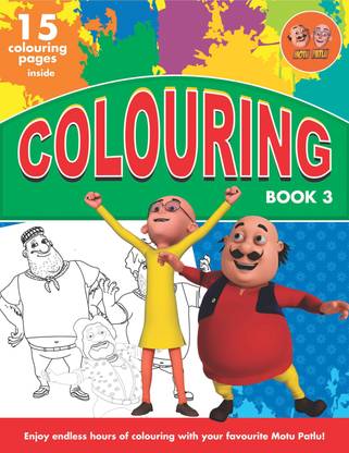 Motu Patlu Colouring Book - 3