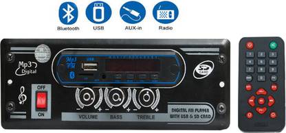 Fourex Usb Payer With Aux & Car and Auto Tempo Media Car Stereo