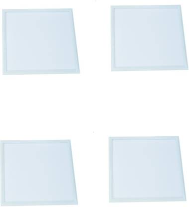 D'Mak 30Watt LED Square False Ceiling Panel Light for POP (White, Pack of 04) Recessed Ceiling Lamp