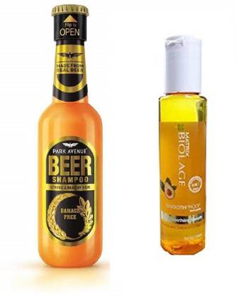 PARK AVENUE Beer Shampoo 180 ML & Matrix SmoothProof Serum