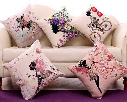Anwaliya Jute, Dupion Silk Cushions Cover