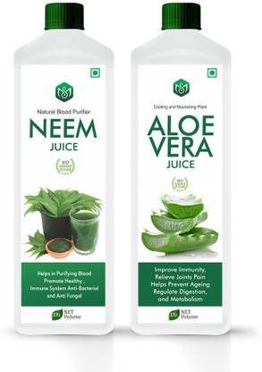 Scorlife Neem Juice 1000ml. & Aloe Vera Juice 1000ml. Sugar Free