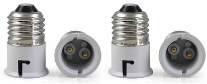 BOOSTY E27 to B22 Screw Base Socket Plastic Lamp Holder Light Bulb Adapter Plastic Light Socket