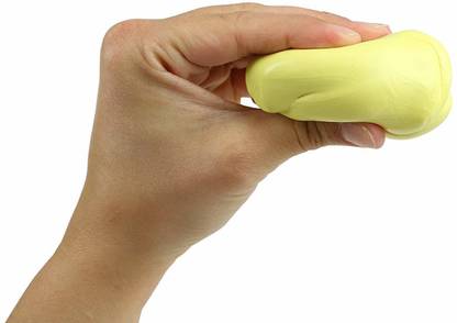 PAWSAM Theraputty Cando Exercise Material (100 gm) Pack of 1 Yellow Putty Toy