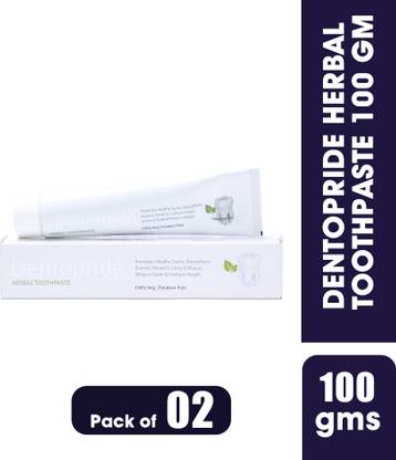 Dentopride Herbal Toothpaste - 100 gm - Pack of 2 Toothpaste