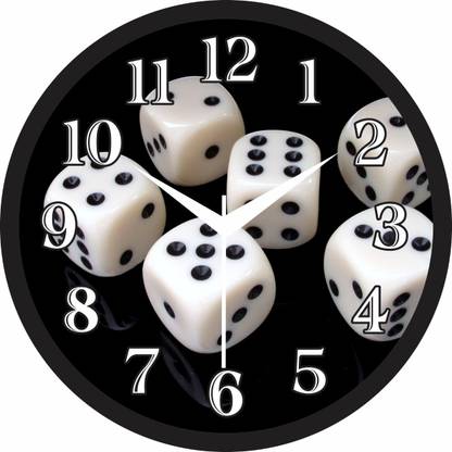 Sathvik Analog 30 cm X 30 cm Wall Clock