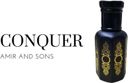 Amir and Sons CONQUER FOR MEN ATTAR NON ALCOHOLIC LONG LASTING Floral Attar