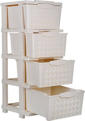 Flipkart Perfect Homes Studio Plastic Free Standing Chest of Drawers