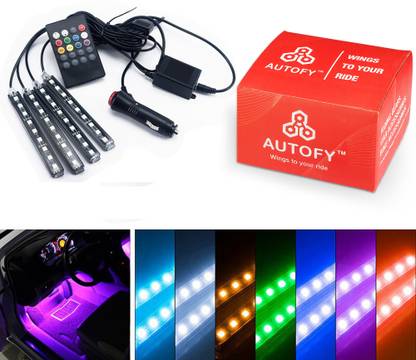 Autofy AUTO MUSIC SYNC Remote Controlled Car STRIP LED Lights Car Fancy Lights
