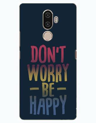 METOO Back Cover for Lenovo K8, Don't Worry, Text Design Printed Back Cover Print : 154