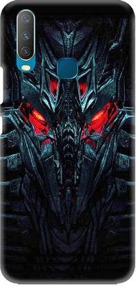 LEEMARA Back Cover for Vivo Y15 - Dragon Printed