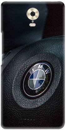LEEMARA Back Cover for Gionee M6 plus - BMW Logo Print On Back Cover