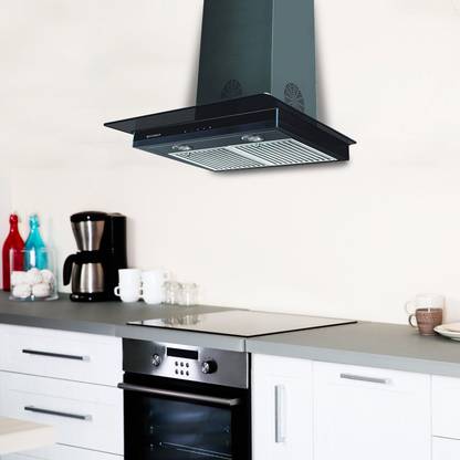 FABER HOOD SUPER 3D PLUS T2S2 BK TC LTW 60 Wall Mounted Black 1150 CMH Chimney