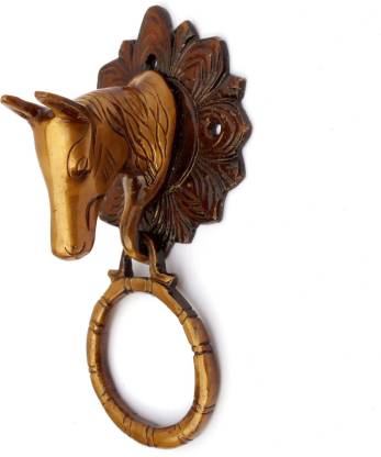 Antique Brass Horse Head Design Door Knocker