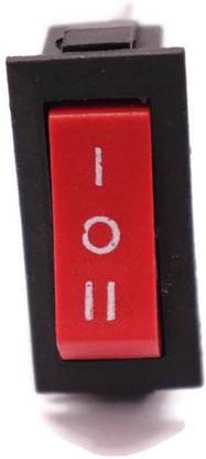 Electronic Spices Rocker Switch 3 P DPST On/Off/On I/O/II Switch PACK of 5 Electronic Components Electronic Hobby Kit