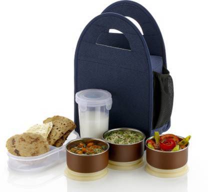 TILALA Lunch Box Steel Container For Office Tiffin Box For School 5 Containers Lunch Box (300 ml) 5 Containers Lunch Box