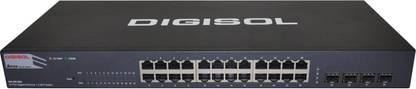 DIGISOL DG-GS1528HP 24 Ports 100 Mbps Unmanaged Network Switch