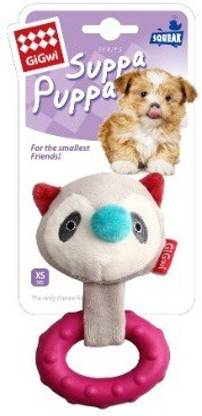 GiGwi Suppa Puppa Small Coon Cotton Plush Toy For Dog
