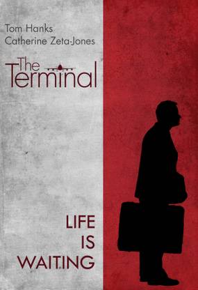 The Terminal Movie Jumbo Poster for Room & Office Paper Print