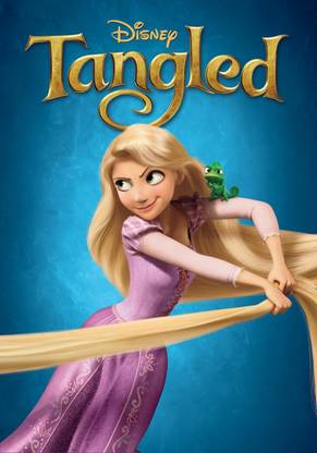 Tangled Movie Poster for Room & Office Paper Print