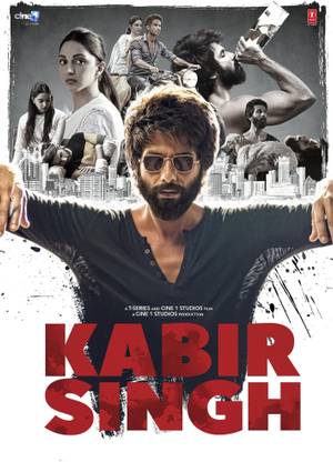 Kabir Singh Movie Poster for Room & Office Paper Print