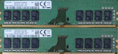 SAMSUNG DESKTOP RAM DDR4 2666 ,1.2V , DDR4 8 GB (Single Channel) PC (M378A1K43CB2-CTD PC4 - 21300 , CL19, 288 PIN(Single piece))