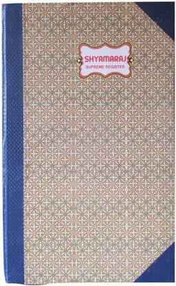 Shyamaraj Single Line Long Register (500 Pages) SD500 1-Part Numbered register