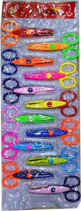 Pin to Pen Fancy Art and Craft Zig Zag Paper Shaper Set Of 12 Scissors