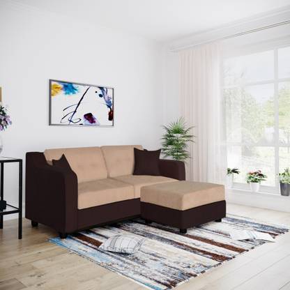 Bharat Lifestyle Lisbon Fabric 4 Seater Sofa