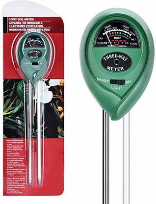 Cutezy ph meter soil tester 3 in 1 Soil Moisture Light and PH/Acidity Meter Hydroponic Soil Test Kit