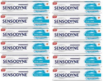 SENSODYNE Deep Clean Sensitivity relief toothpaste - 40g (10)(Pack of 10) Toothpaste