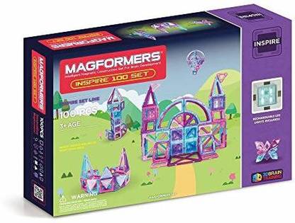 Magformers Inspire Set (100-pieces) Magnetic Building Blocks
