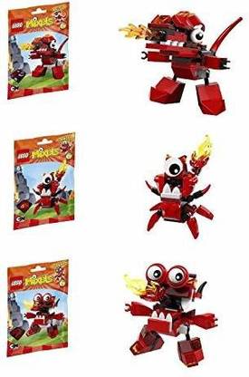 LEGO Mixels Series Set of Infernites Meltus, Flamzer & Burnard