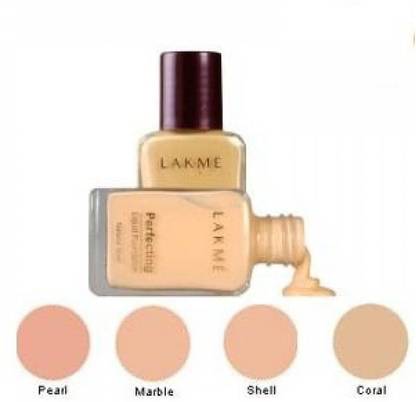 Lakmé Perfecting Liquid Foundation - Shell, 27ml (Pack of 2) Foundation