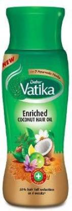 VATIKA Enriched Coconut Hair Oil For Hair Fall Control For Unisex, 150ml Hair Oil
