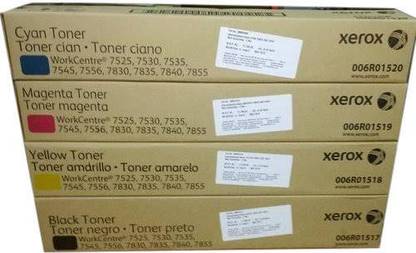 Xerox 006R01517 006R01518 006R01519 006R01520 Black + Tri Color Combo Pack Ink Toner