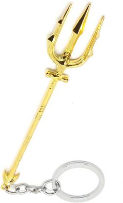 Trunkin TRN-3095 Aquaman DC Comics Justice League Golden Trident Keychain Key Chain