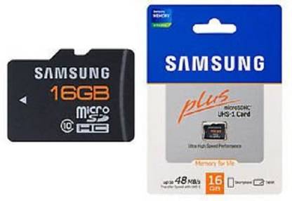 SAMSUNG 16GB Class-10 Micro SDHC 48Mbps Memory Card Black micro 16 GB MicroSD Card Class 2 48 MB/s  Memory Card Compatible with Mobile