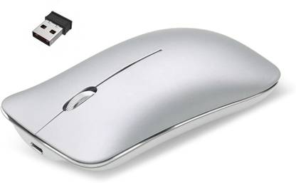 RETRACK Alloy Ultra-Thin Rechargeable Ergonomic 800/1200/1600DPI Wireless Ambidextrous Optical Mouse