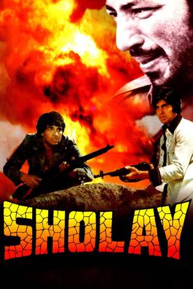 SHOLAY full movie clear HD print it's Durn data DVD play only in computer or laptop it's not original with out poster