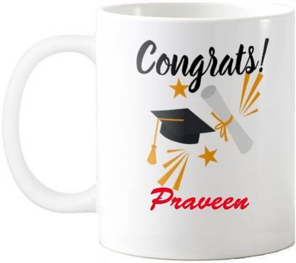 Exoctic Silver Praveen Congratulations Quotes Gift 55 Ceramic Coffee Mug