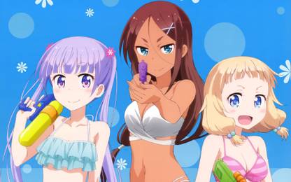 Athah Anime New Game! Aoba Suzukaze Umiko Ahagon Nene Sakura 13*19 inches Wall Poster Matte Finish Paper Print