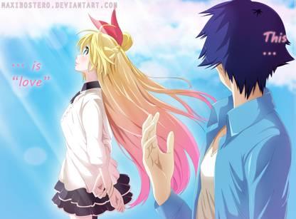 Athah Anime Nisekoi Chitoge Kirisaki Raku Ichijō 13*19 inches Wall Poster Matte Finish Paper Print