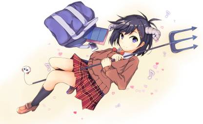 Athah Anime Gabriel DropOut Vignette Tsukinose April 13*19 inches Wall Poster Matte Finish Paper Print
