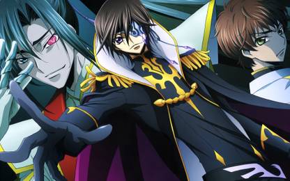 Athah Anime Code Geass Shin Hyuga Shaing Julius Kingsley Suzaku Kururugi Code Geass: Akito the Exiled 13*19 inches Wall Poster Matte Finish Paper Print