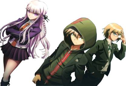 Athah Anime Danganronpa Makoto Naegi Byakuya Togami Kyōko Kirigiri 13*19 inches Wall Poster Matte Finish Paper Print