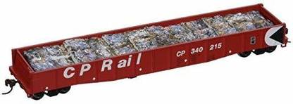 Bachmann Trains 50'6" CP Rail Drop End Gondola with Crushed Cars