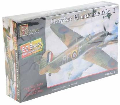 Pegasus Hobby Hobbies 1/48 Snap Hawker Hurricane Mk1 PGH8411